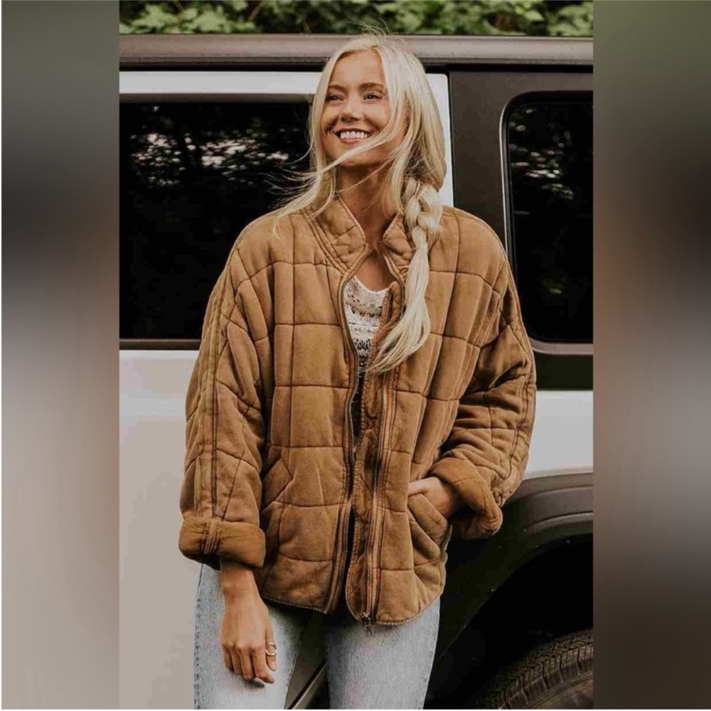 Free People Dolman Quilted Jacket - Picture 1 of 7